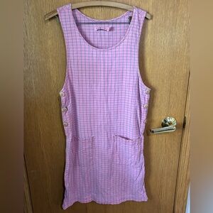 Vintage Painters Pink Smock Dress Size XS
